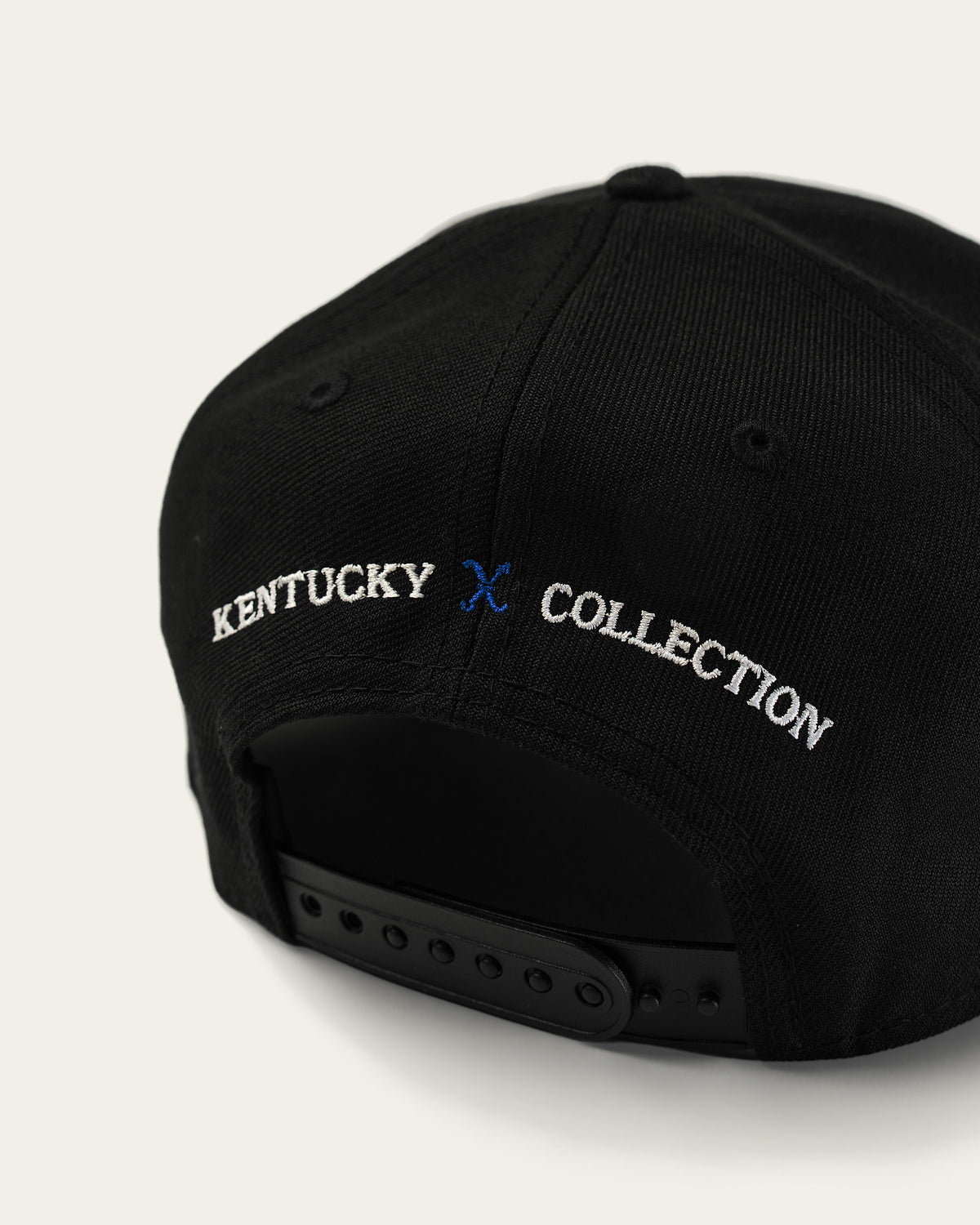 Only Kings × Cap in black, Kentucky × Collection embroidery and snapback strap